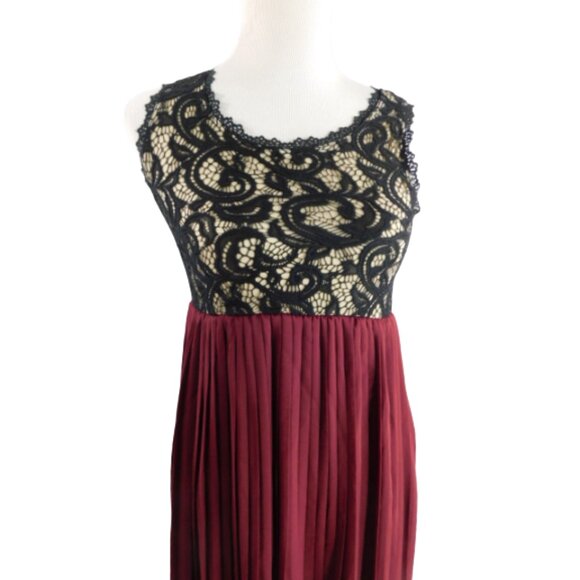 Pink Blush Size S Small Lace top Maxi Dress Formal Elegant NWT - Picture 2 of 2